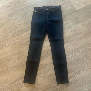 7 For All Mankind - Dark Blue Skinny Jeans